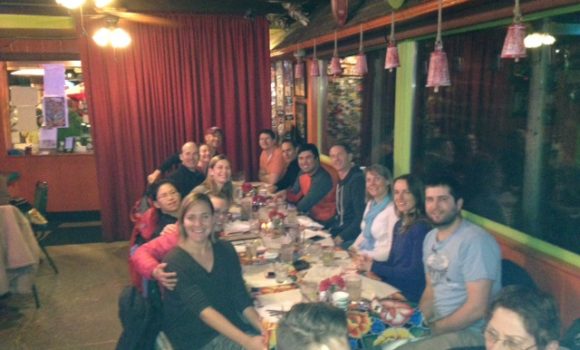 OGI Students and Instructors Enjoying a Meal at the Red Iguana!