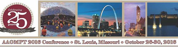 AAOMPT 2016 Conference – See you in St. Louis!